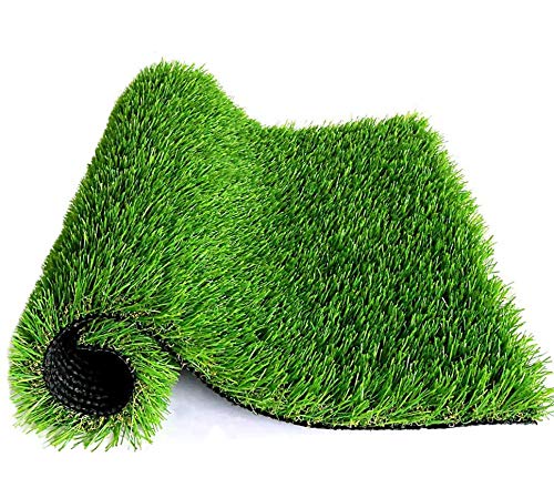 WMG GRASS Premium Artificial Grass, Drainage Mat, 7' x 13' Artificial Turf for Dogs, Cats, Pets,...
