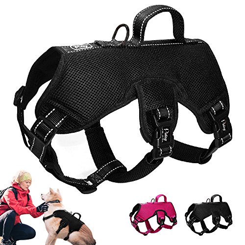 Didog Multi-Use Escape Proof Dog Harnesses for Escape Artist Dogs,Reflective Adjustable Padded...