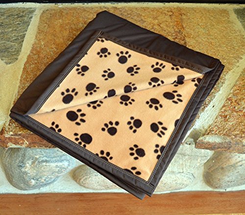 Best 100% Waterproof Fleece PET Throw Dog Blanket; Washable: Guaranteed Protection for Furniture &...
