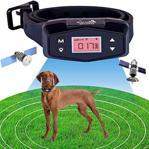 My Pet Command GPS Wireless Dog Perimeter Collar Fence System Safe Containment Dog Boundary Collar...
