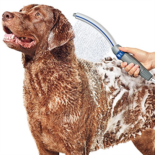 Waterpik PPR-252 Pet Wand Pro Shower Sprayer Attachment, 2.5 GPM, for Fast and Easy at Home Dog...