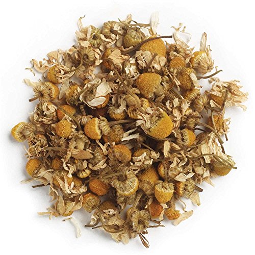 Frontier Co-op Organic Chamomile Flowers, German, Whole, 1 lb Bulk Bag